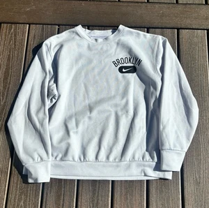 Erwachsene XL Brooklyn Nets Nike Dri Fit Pullover Sweatshirt NBA Basketball - Bild 1 von 6