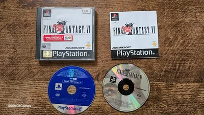 SONY PLAYSTATION PS1 - FINAL FANTASY VI 6 #RG11 CIB BLACK LABEL DEMO - Image 1 of 4