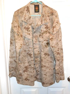 USMC DESERT MARPAT CAMICIA DIGITALE MIMETICA TAGLIA MEDIA LUNGA MCCUU - Foto 1 di 5