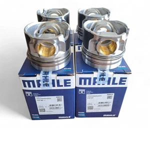 4X MAHLE 80.01MM PISTON & RING FOR VW SEAT 1.9 TDI ARL BRR ASZ AWX AXB AXC BRS - Picture 1 of 2