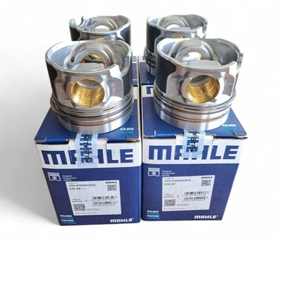 4X MAHLE 80.01MM PISTON & RING FOR VW SEAT 1.9 TDI ARL BRR ASZ AWX AXB AXC BRS - Bild 1 von 2