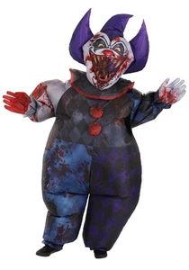 Adult Scary Inflatable Clown Costume - Picture 1 of 1