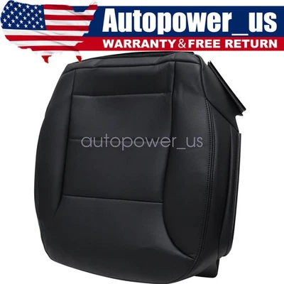 Driver Bottom Leather Seat Cover Black Fits 2009-2013 Mercedes-Benz R350 ML350 - Image 1 of 4