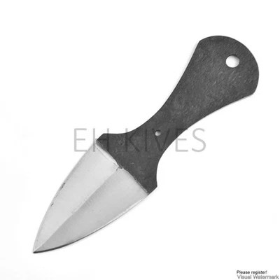 6''  Handmade Carbon Steel Hunting Knifemaking Supply Dagger Blank Blade Knife - Image 1 of 4