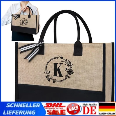 Wiederverwendbare Große Tragetasche Aus Canvas, ideal für Damen Geschenk NEU - Bild 1 von 4