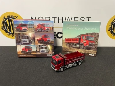 HOLLAND OTO 1271 1:87 SCALE DAF XD TIPPER FLAME RED - Image 1 of 4