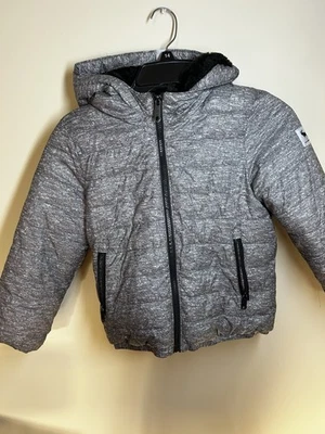 Abercrombie & Fitch Chaqueta de Invierno con Capucha para Niños 7/8 Bronce Marrón Cinturón Abrigo para Niña” Foto 1 de 4
