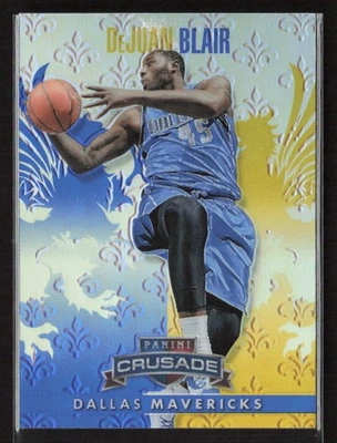 DeJuan Blair 2013-14 Panini Crusade #160 Crusade Blue Dallas Mavericks - Image 1 of 2
