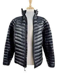 REI Damen Daunen Langarm Puffer Jacke Pertex Quantum Schwarz XL - Bild 1 von 15