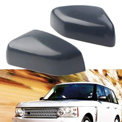 2x Rear View Mirror Cover For Land Rover Range Rover/Sport LR2 LR4 Freelander 2 Foto 1 de 4