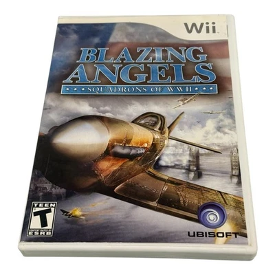 Blazing Angels Squadrons of WWII Nintendo Wii Video Game Complete Tested Ubisoft - Image 1 of 4