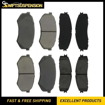 Front Rear Disc Brake Pad Set for 1989 1990 1991 1992 Toyota Cressida 3.0L - Image 1 of 4