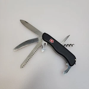 Victorinox Fireman Black Swiss Army Knife Multi Tool Slide Lock - Discontinued - Picture 1 of 16
