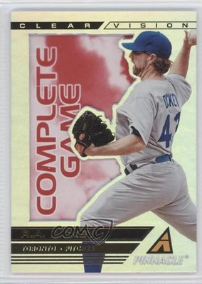 2013 Panini Pinnacle Clear Vision Complete Game RA Dickey #CV6 - Image 1 of 2
