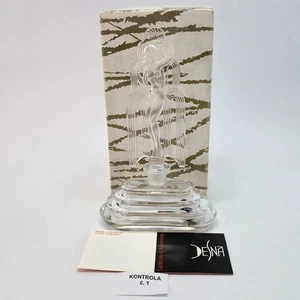 Vintage Desna Tschechien Art Deco Glas Parfum Flakon Akt Frau Wasserfall - Bild 1 von 18