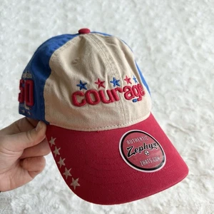 Washington Capitals Hat Cap Adult OS Red Blue Courage 50th Season NHL Hockey NWT - Picture 1 of 12