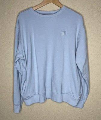 FILA Light Powder Blue Sweatshirt Pullover With Pockets Women's Size 2XL / XXL - Image 1 of 4