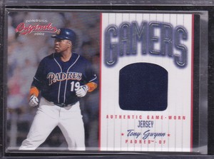 2002 DONRUSS ORIGINALS GAMERS #29 TONY GWYNN #376/500