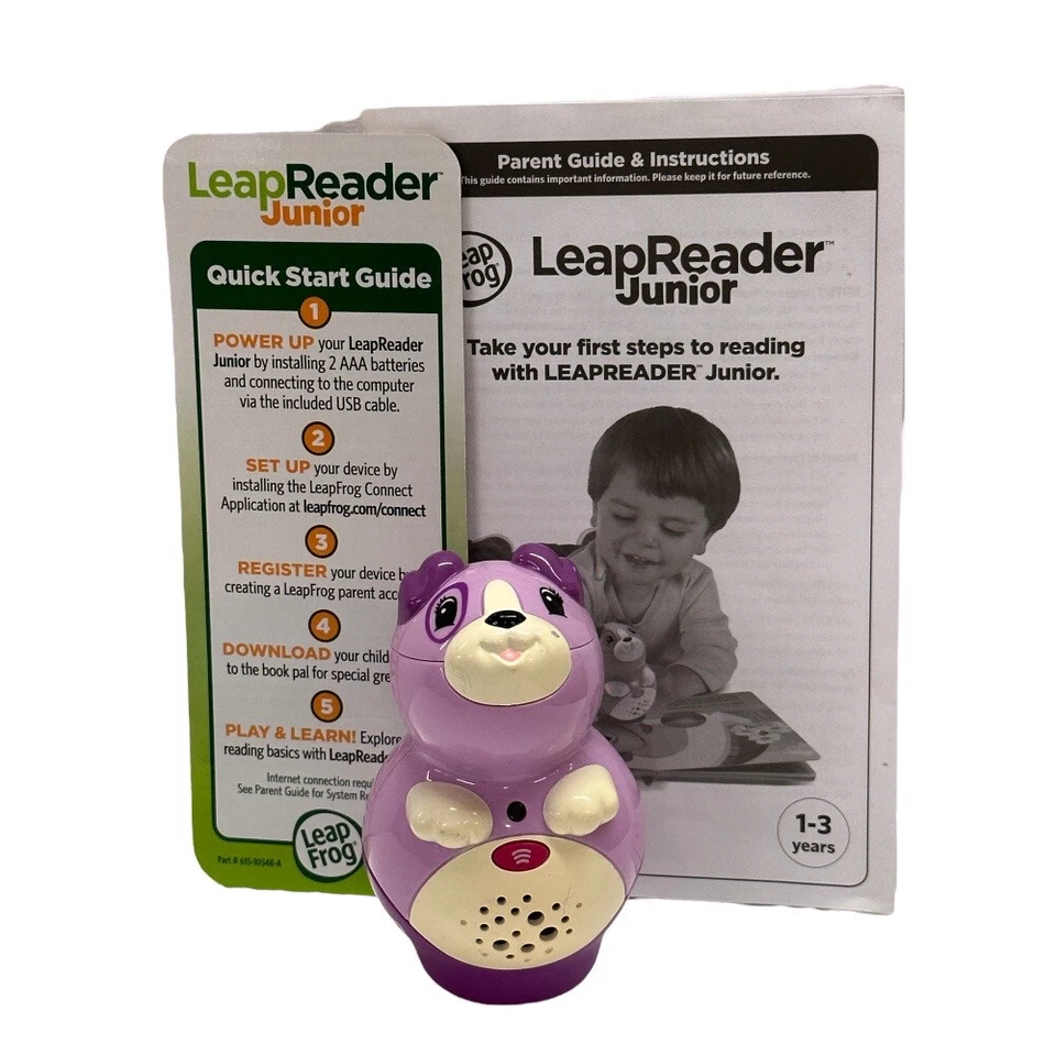 LeapFrog Tag Junior Leap Reader Purple Puppy Dog #21202 - Image 1 of 1