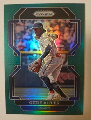 2022 Panini Prizm (Green) #19 Ozzie Albies! Atlanta Braves - Image 1 of 2