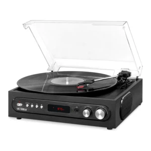 all-in-1 bluetooth record player with built in speakers and 3-speed turntable - Picture 1 of 1
