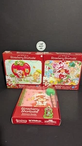 Strawberry Shortcake x2 500pc Puzzles & Boxed Stationary Set - Picture 1 of 5