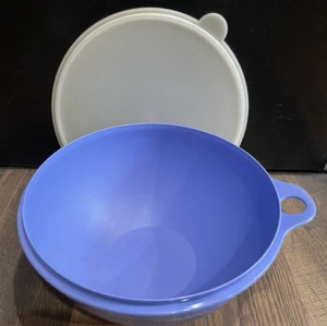 LARGE Tupperware THATSA BOWL Fix N Mix BLUE Sheer White Lid 2539 Seals Great 32c - Picture 1 of 5