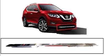 For 2017 2018 2019 2020 Nissan Rogue Front Bumper Chrome Trim Molding 620726FL0A - Image 1 of 4