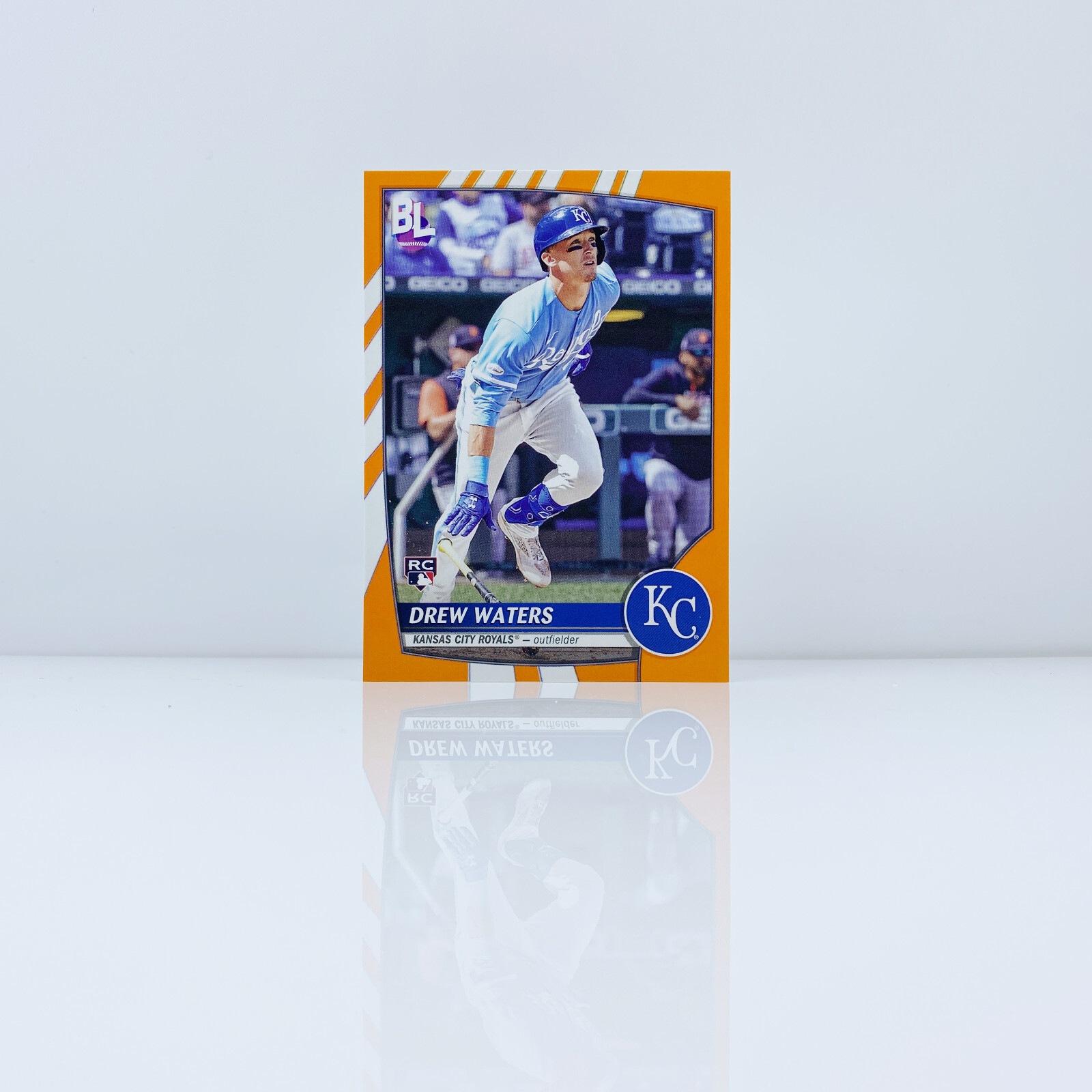 2023 Topps Big League Drew Waters Orange RC Rookie Kansas City Royals
