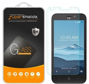 Supershieldz Hartglas Displayschutzfolie Schutz für ZTE ZFive 2 LTE - Bild 1 von 5