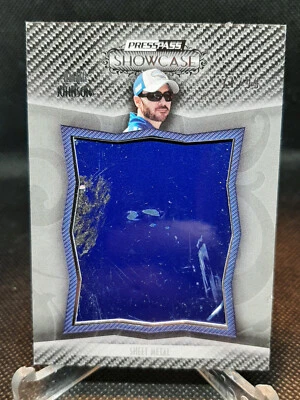 Jimmie Johnson | 2010 Press Pass #PPM-JJ Showcase Prized Pieces Memorabilia /99 - Image 1 of 4