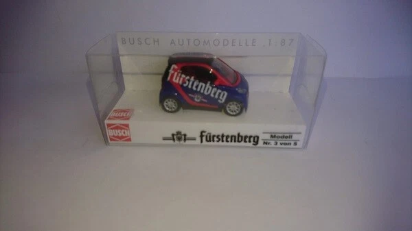 Busch 46104 - 1/87 Smart Fortwo Coupe ´ 07 - Fürstenberg - Nuovo - Immagine 1 di 1
