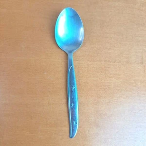 Three Stars UNF322 Atomic Starburst Teaspoon Mid Century MCM Stainless Japan - Picture 1 of 5
