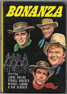 Vintage 1964 UK Feiertag jährlich ""Bonanza"" schöne Form Michael Landon meist Comics - Bild 1 von 2