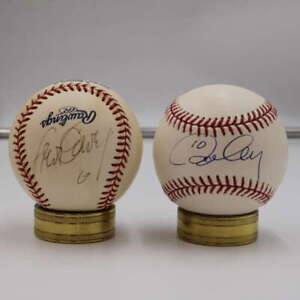 Ron Cey/Steve Garvey Signed Rawlings Baseball Lot Dodgers Autograph ZJ11324