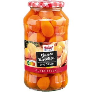Hofgut Ganze Karotten Jung und Klein im Glas vorgekocht 720ml - Picture 1 of 1