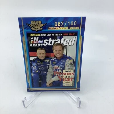 Rusty Wallace & Mark Martin 2006 Wheels High Gear Parallel Insert 87/100 #M89 - Image 1 of 3