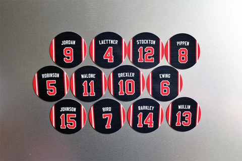 Team USA Original Basketball Dream Team magnets - Select from Jordan Bird etc Cover