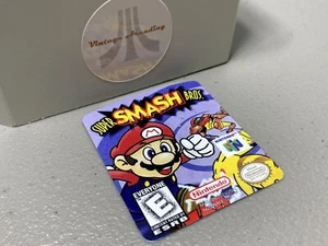 Super Smash Bros. (N64 Nintendo) Ersatzetikett - Bild 1 von 1