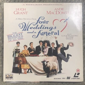 Four Weddings & A Funeral Laser Disc PAL Inc Hugh Grant - Bild 1 von 1