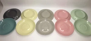 10 mini piatti piattini vintage Boonton Ware - Belle Meline Melmac - Foto 1 di 9