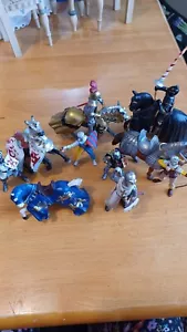 Playstoy Schleich Figures Knights And Horses - Picture 1 of 1