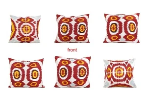 Ikat Pillow Cover Uzbek SET of 6 pcs 16.54" x 16.54" FREE Fast Shipment 13977 - Picture 1 of 12