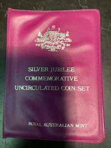 1977 Australia 6 Coin Silver Jubilee Mint Set --Original Packaging - Picture 1 of 6