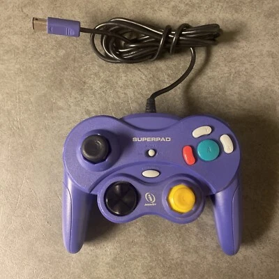 SuperPad Indigo Purple Interact for Nintendo GameCube Console Video Game System - Image 1 of 3