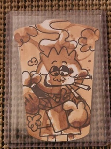 ADAM BOMB SKETCH CARD TRASH CAN SHAPED CUSTOM ART GPK GARBAGE PAIL KIDS (1/1) - Picture 1 of 2