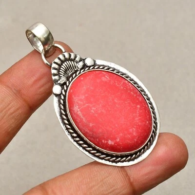 Ciondolo gioiello fatto a mano in argento sterling 925 con pietra preziosa co... - Immagine 1 di 4