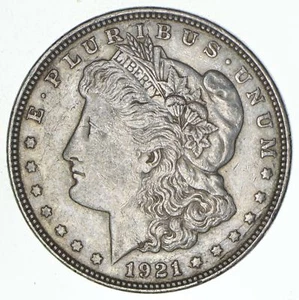1921 Morgan Silver Dollar ($1) - Philadelphia Mint - 90% Silver - Picture 1 of 2