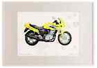 A3 Photo Frame Honda CB500S 1997 Watercolour Print Ltd Edition