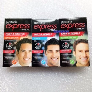 Hair Restoria Express For Men Restoring Dye Cover Grey Styling Color Cream shard - Picture 1 of 9